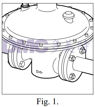 燃气调压器安装到管路图