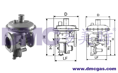 燃气调压器结构图